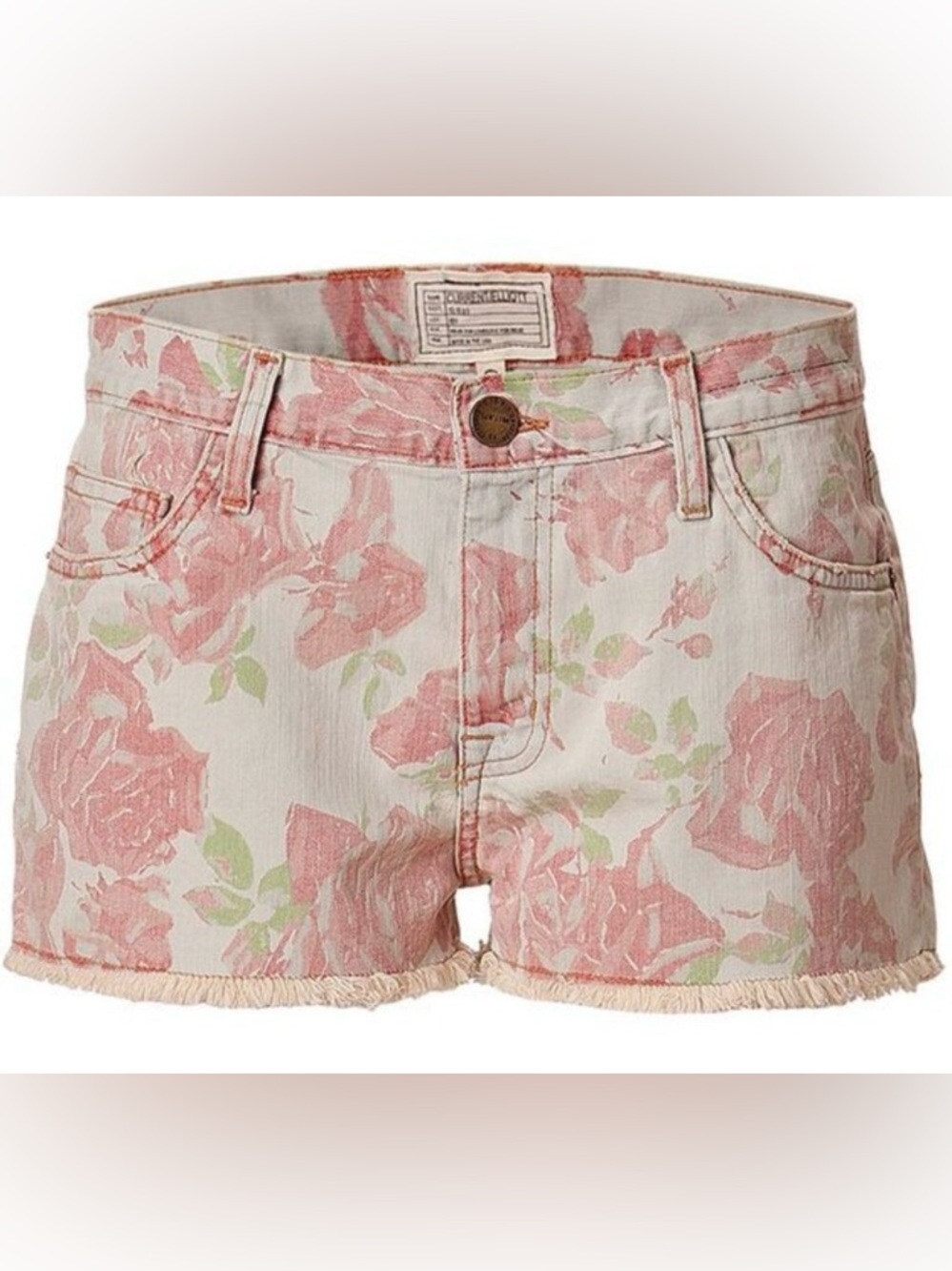 Current/elliott Red Rose Low Rise Boyfriend Short size 29 women’s